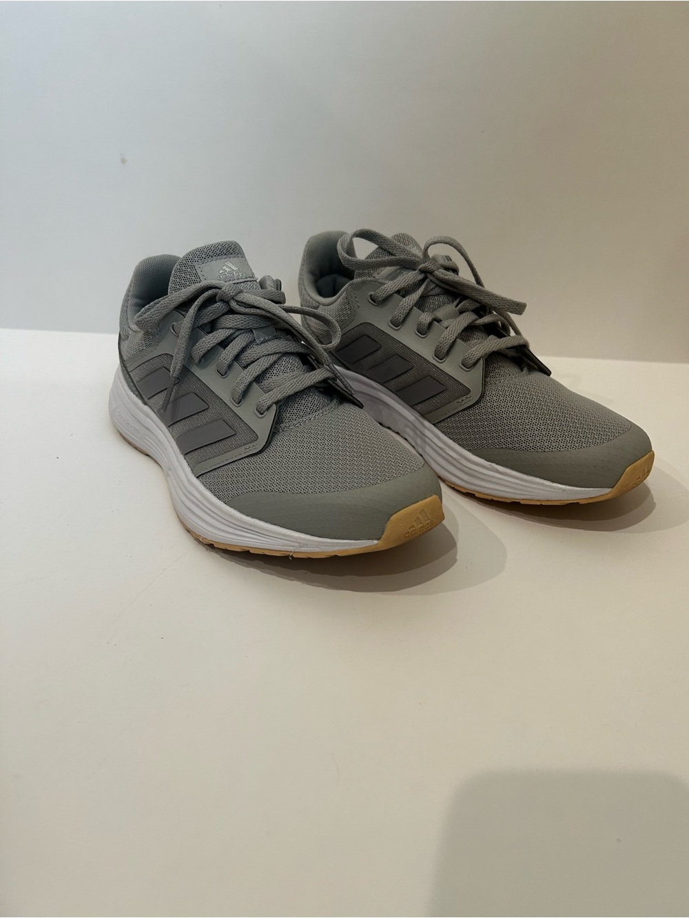 adidas WomensGray Mesh Athletic Running Shoes